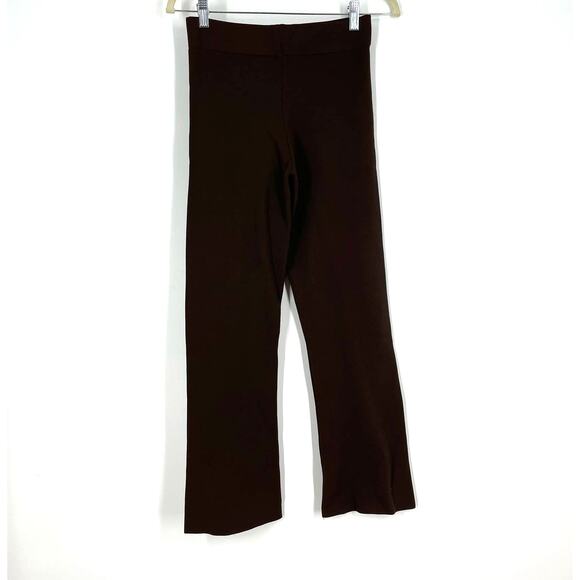 Zara Brown Wide Leg Leggings Women’s Size Medium - Picture 7 of 7